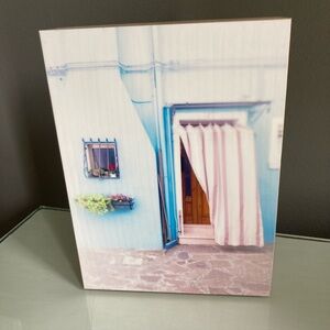 Signed Wood Mounted Photography Art Print Wall Art